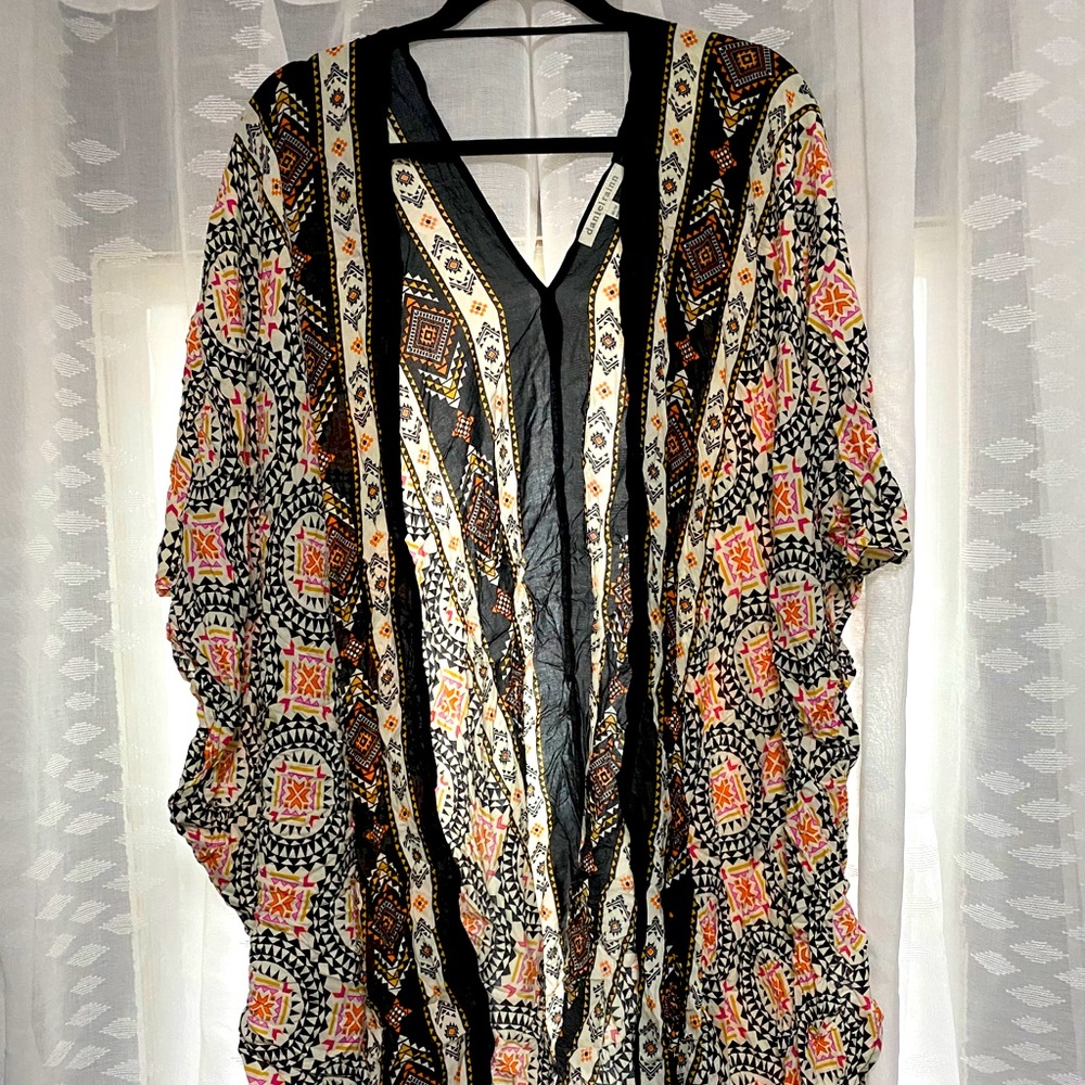 BNWOT Daniel Rainn Kimono Caftan Tribal Nordstrom